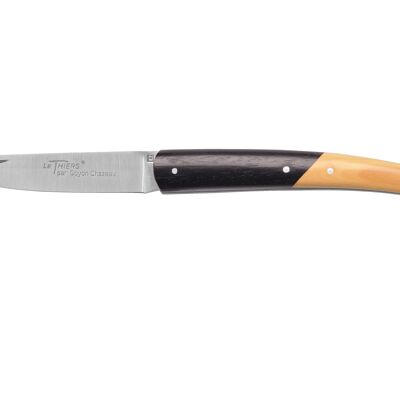 Le Thiers pocket knife, full handle, Ebony / boxwood duo