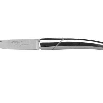 Le Thiers pocket knife full handle, shiny stainless steel