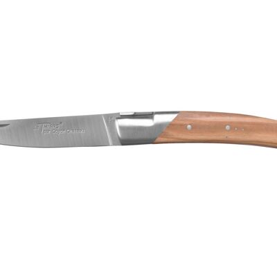 Couteau de poche Le Thiers Pirou, 12cm, Olivier