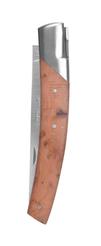 Couteau de poche Le Thiers Pirou, 12cm, Cade (genévrier) 2