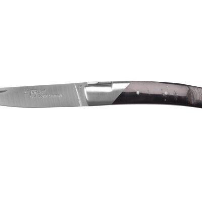 Couteau de poche Le Thiers Pirou, 12cm, Croûte de buffle