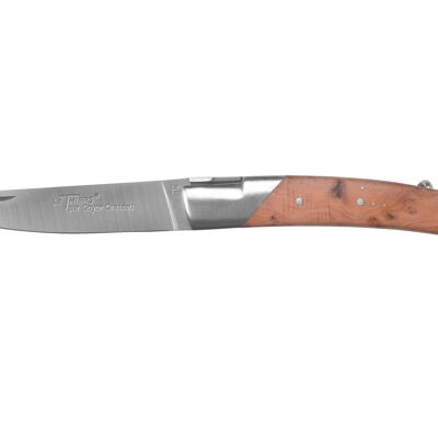 Couteau de poche Le Thiers Pirou, 12cm, tire-bouchon, Cade (genévrier)
