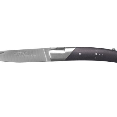Le Thiers Pirou pocket knife, 12cm, corkscrew, Ebony