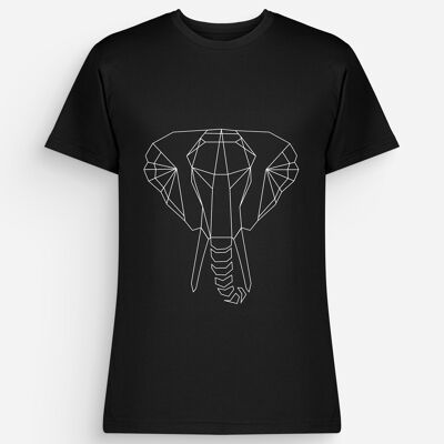 Elefant T-Shirt Männer Schwarz Weiß