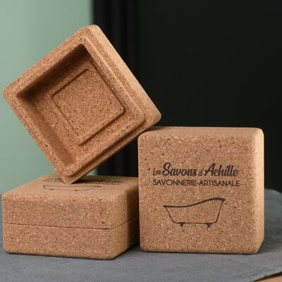 Cork Soap Box with Lid
