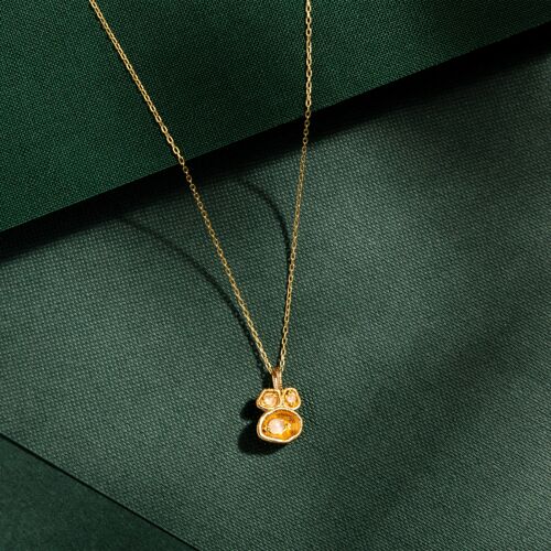 Buy wholesale Moonstone and Gold Vermeil Pendant Drop Necklace (June  Birthstone)