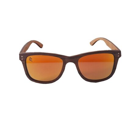 Gafas de sol de madera polarizadas de Rarotonga