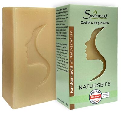 Goat milk soap with zeolite