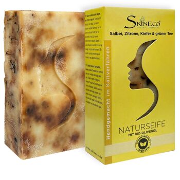 Savon naturel sauge, citron, pin & grand thé