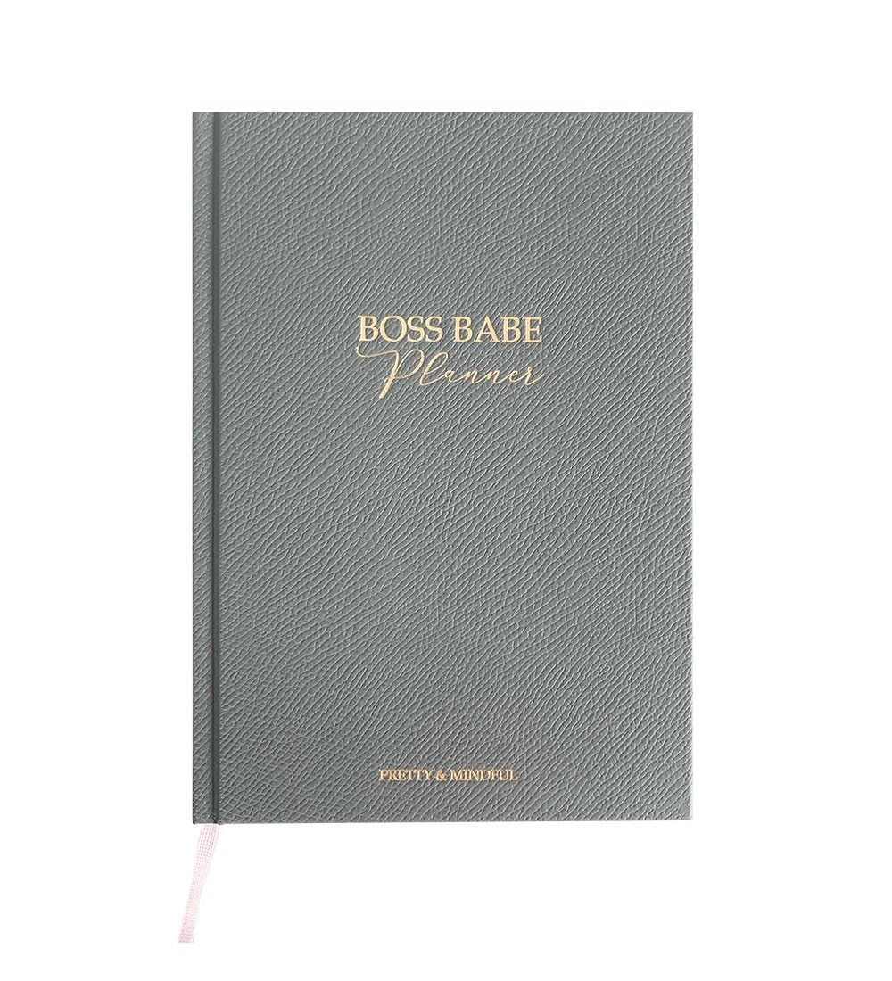 Boss Babe Planner - gray flannel