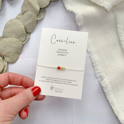 Carnelian - Miniature Wish Bracelet