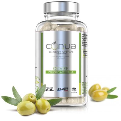 Olive Leaves * Conua® | BLOOD PRESSURE** | ANTIOXIDANT | Without Additives | 90 Capsules | VEGAN