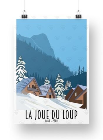 Hautes Alpes - La joue du loup chalets