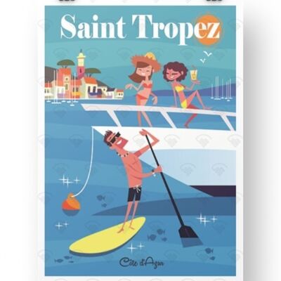 Saint Tropez - 2 women 1 man boat
