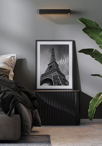 Affiche photographie noir et blanc Tour Eiffel - 21 x 30 cm 3