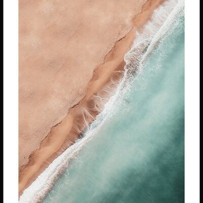 Photography Poster Sand and Sea - 40 x 50 cm