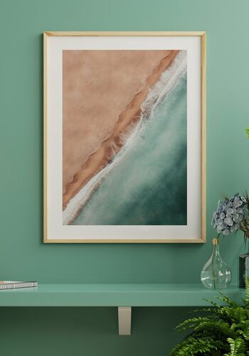 Affiche Photographie Sable et Mer - 40 x 50 cm 2