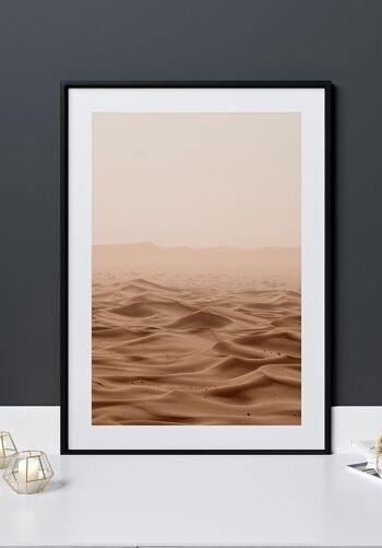 Affiche photographie dune de sable beige - 30 x 40 cm 5