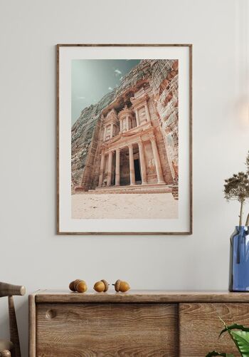 Affiche de photographie des ruines de Petra - 50 x 70 cm 3