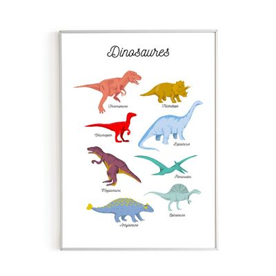 Affiche Dinosaures A3