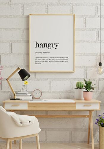 Affiche Hangry - 30x40cm 6