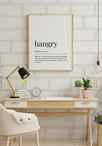 Affiche Hangry - 50x70cm 6