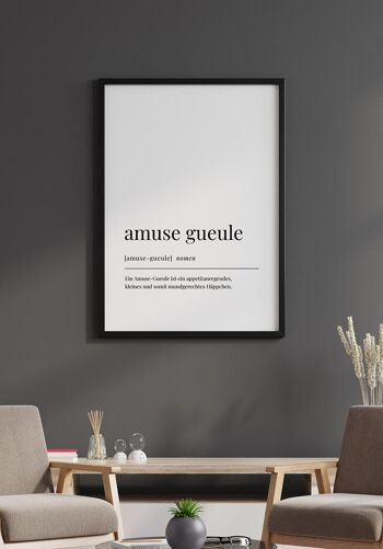 Affiche Amuse Gueule - 21x30cm 4