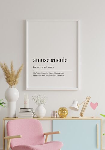 Affiche Amuse Gueule - 70x100cm 5