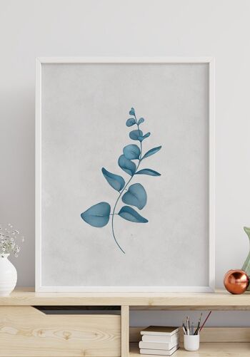 Affiche Aquarelle Eucalyptus - 40 x 50 cm 2