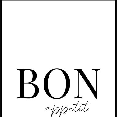 Bon appetit Poster - 21 x 30 cm