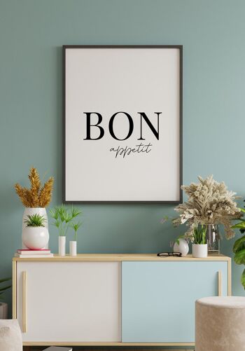 Affiche Bon appétit - 21 x 30 cm 3