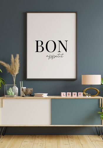 Affiche Bon appétit - 21 x 30 cm 4