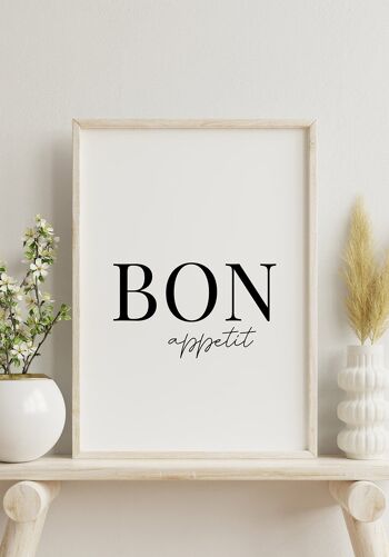 Affiche Bon appétit - 30 x 40 cm 6