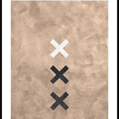 X X X Poster - 21 x 30 cm