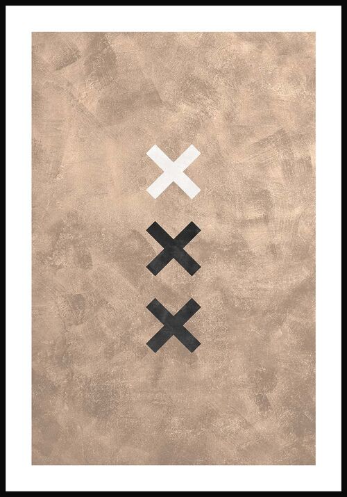 X X X Poster - 30 x 40 cm