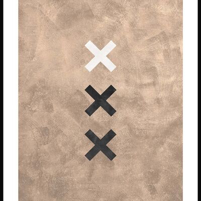X X X Poster - 40 x 50 cm