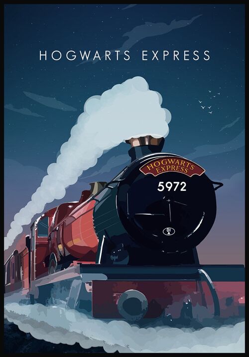 Zauberschule Express Poster - 70 x 100 cm