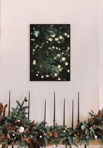 Affiche Sapin de Noël illuminé - 30 x 40 cm 5