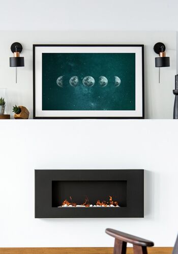 Affiche phases de lune - 21 x 30 cm 4