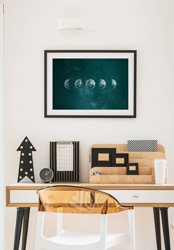 Affiche phases de lune - 21 x 30 cm 5