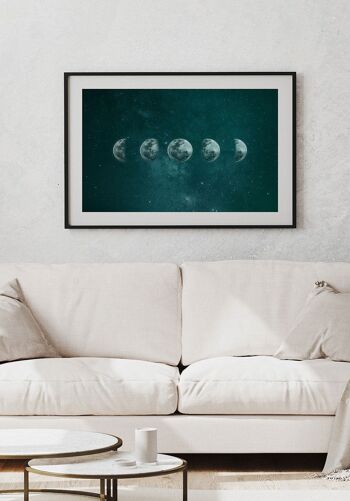 Affiche phases de lune - 50 x 70 cm 6