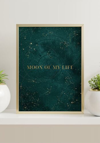 Affiche Lune de ma vie - 30x40cm 2