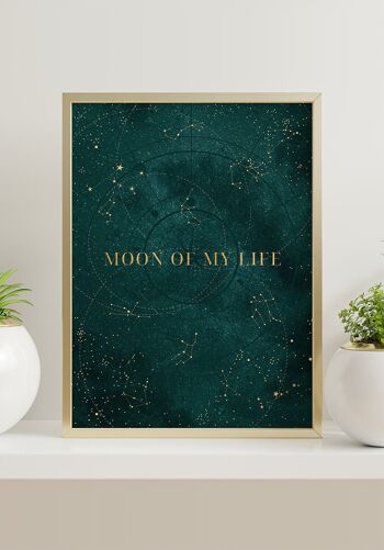 Affiche Lune de ma vie - 40x50cm 2