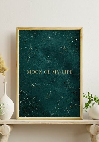 Affiche Lune de ma vie - 40x50cm 3