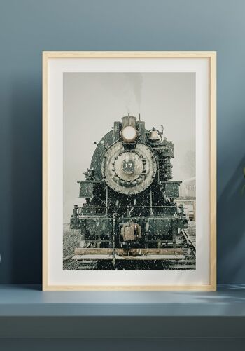 Affiche Train express - 21 x 30 cm 2