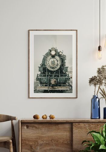 Affiche Train express - 21 x 30 cm 4