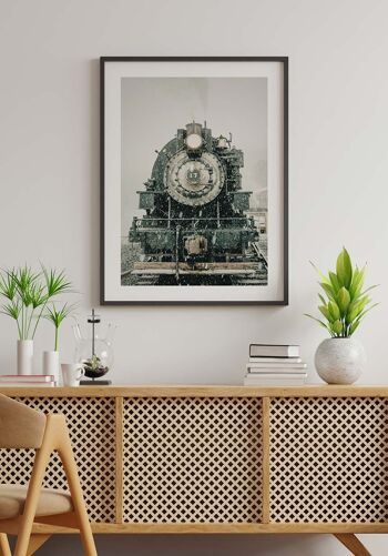 Affiche Train express - 21 x 30 cm 6