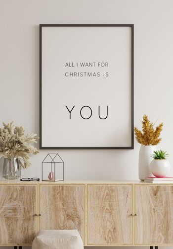 Tout ce que je veux pour Noël, c'est toi Affiche - 40 x 50 cm 6
