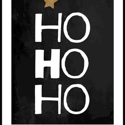 Ho Ho Ho Poster - 30 x 40 cm
