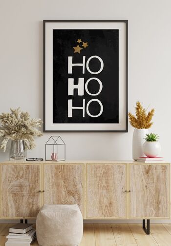 Affiche Ho Ho Ho - 40x50cm 4